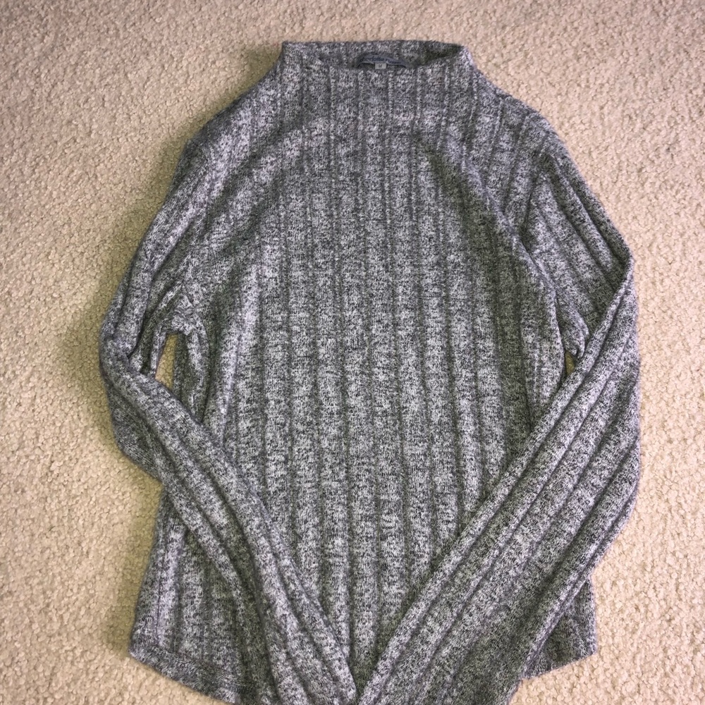 grey charlotte russe long sleeve turtleneck